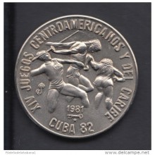 1981-MN-9 CUBA. 1981. 1$. JUEGOS CENTROAMERICANOS 1982. CENTROAMERICAN GAMES. CU-NI.