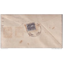 1951-FDC-50 CUBA 1953 FDC TOBACCO SURCHARGE "3" PLATE NUMBER