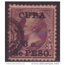 1899-17 CUBA 1899 US OCCUPATION. 3c. CUPA. FORGERY. MANIPULACIÓN