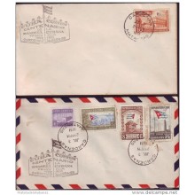 1951-FDC-52 CUBA 1951 FDC CENTENARIO DE LA BANDERA FLAG. CARDENAS CANCEL.