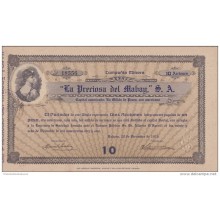 BON-200 CUBA BON 1916 10$. LA PRECIOSA DEL MABAY.