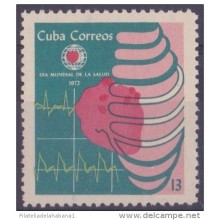 1972.28 CUBA 1972. Ed.1927. DIA MUNDIAL DE LA SALUD. MEDICINE HEALTH. MNH.