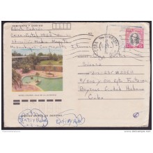 1983-EP-98 CUBA 1983. COOPERANTE MOZAMBIQUE. Ed.193k. POSTAL STATIONERY. HOTEL COLONY. CIEGO DE AVILA. CON CONTENIDO.