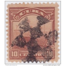 1905-86 CUBA REPUBLICA. 1905. Ed.179. 10c CAMPO ARADO. FANCY CANCEL UNCATALOGUED.