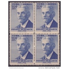1956-179 CUBA. REPUBLICA. 1956. Ed.663. HUBERT DE BLANCK. MUSICA MUSIC BLOCK 4. MNH.