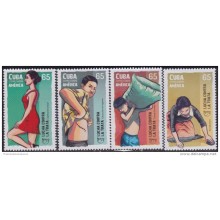 2015.89 CUBA 2015 MNH LUCHA CONTRA LA TRATA. SEXUAL SLAVERY TRAFFICKING IN ORGANS PROSTITUTION.