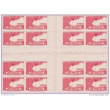 1936-197. (LG278) CUBA. REPUBLICA. 1936. Ed.279CH. 2c ZONA FRANCA CENTRO DE HOJA. CENTER OF SHEET. NO CUM BLOCK 16.