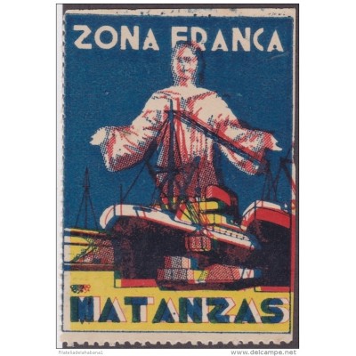 VI-86 CUBA. 1936. ZONA FRANCA CINDIRELLA. ERROR DISPLACED COLOR