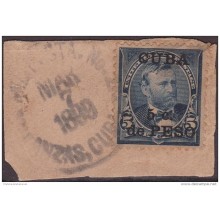 1899-237 CUBA. US OCCUPATION. 1899. Ed.27. 5c. MILITAR STATION MATANZAS TIPE I.