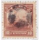 1905-95 CUBA. REPUBLICA. 1905. Ed.179. 10c. CAMPO ARADO. FANCY CANCEL STAR ESTRELLA.