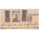 1884-UF-12 SPAIN REVENUE PAPER USE IN CUBA (LG-539). 5c. ALFONSO XII. 1884. + GIROS SEALLED PAPER 1872.
