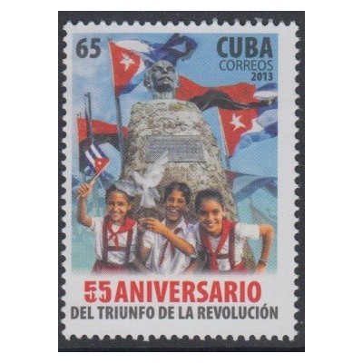 2013.120 CUBA 2013 MNH. XX ANIV ASOCIACION COMBATIENTES DE LA REVOLUCION CUBANA.