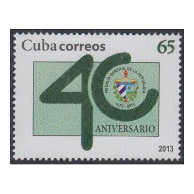 2013.122 CUBA 2013 MNH . 55 ANIVERSARIO DEL TRIUNFO DE LA REVOLUCION . 