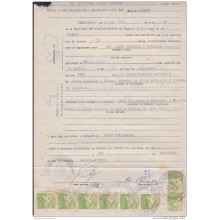 REP-81 ANTILLES CARIBBEAN HAVANA (LG569)1954 JUDGES PLAN REVENUE MARRIAGE DOC