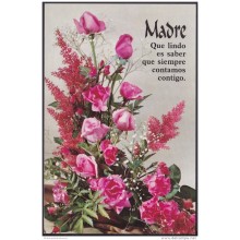 2001-EP-85 CUBA. POSTAL STATIONERY. 2001. Ed.57i. DIA DE LAS MADRES. MOTHER DAY. FLOWER FLORES. N&ordm .09.