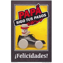 2009-EP-14 CUBA. POSTAL STATIONERY. 2009. Ed.104g. DIA DE LOS PADRES. FATHER DAY. USED. PATINES.