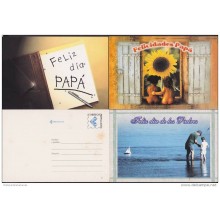 2001-EP-101 CUBA. POSTAL STATIONERY. 2001. Ed.58. FATHER DAY ONLY 7 POSTCARD. DIA DE LOS MADRES. UNUSED- USED.
