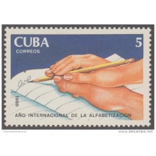 1988.55 CUBA 1988 MNH. Ed.3409. AÑO INTERNACIONAL DE LA ALFABETIZACION. LITERACY.