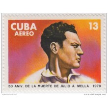 1979.51 CUBA 1979 MNH Ed.2534. 50 ANIVERSARIO DE LA MUERTE DE JULIO A. MELLA.
