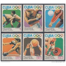 1984.63 CUBA 1984 MNH. Ed.3036-41. JUEGOS OLIMPICOS LOS ANGELES. OLYMPIC GAMES USA. SPORTS. BASKET BOXING LUCHA LIBRE.