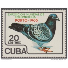 1985.48 CUBA 1985 MNH. Ed.3075. EXPO COLOMBOFILIA. PIGEON PALOMAS.