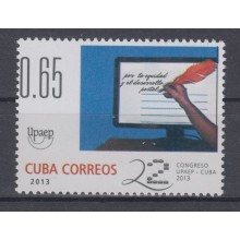 2013.147 CUBA 2013 MNH. 22 CONGRESO DE LA UPAEP .