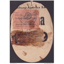 POS-182 CUBA SPECIAL CARD 1938. MARITIME HAMBURG- AMERIKA LINE. SERVICIO CUARENTENA CUSTOM.