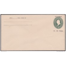 1899-EP-149. CUBA US OCCUPATION. 1899. ENTERO POSTAL US HABILITADO. 2c. Ed.42. DISPLACED SURCHARGE. POSTAL STATIONERY.