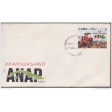 1981-FDC-34  CUBA. FDC. 1981. XX ANIV ANAP. AGRICULTURE. COUNTRYMAN