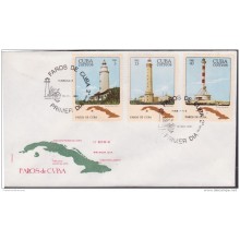 1981-FDC-36  CUBA. FDC. 1981. FAROS DE CUBA. SEGUNDA SERIE. LIGHTHOUSE.