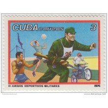 1976.33 CUBA 1976 MNH Ed.2343. III JUEGOS DEPORTIVOS MILITARES. MILITARY SPORTS GAMES.