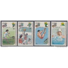 1989.47 CUBA 1989 MNH. XI JUEGOS PANAMERICANOS HABANA 91. PANAMERICAN GAMES. SPORTS.