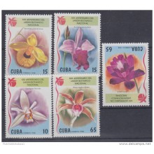 1998.40 CUBA REVOLUCION 1996. MNH. ANIV. JARDIN BOTANICO NACIONAL ANIV. JARDIN National Botanical COMPLE SET