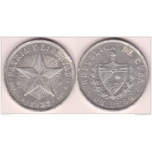 1932-MN-104 CUBA. 1932. ESTRELLA STAR. 1$ SILVER 26.7gr.