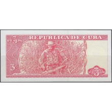 2004-BK-3 CUBA. 3$ ERNESTO CHE GUEVARA. 2004 UNC. 3 CONSECUTIVOS