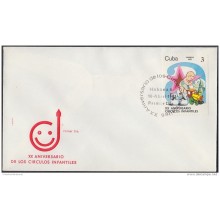 1981-FDC-42  CUBA. FDC. 1981. XX ANIV DE LOS CIRCULOS INFANTILES. DAY CARE KINDERGARTEN. CHILDREN.
