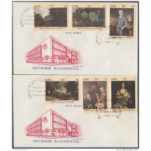 1981-FDC-51  CUBA. FDC. 1981. MUSEO NACIONAL. OBRAS DE ARTE. ART. PAINTER.