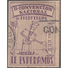 VI-131 CUBA VIÑETAS CINDIRELLA. 1949. II CONVENCION NACIONAL DE FERRETEROS. HARDWARE STORE. CAMAGUEY.