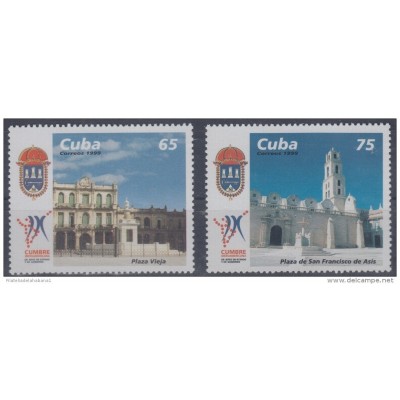 1999.12 CUBA 1999. MNH. CUMBRE IBEROAMERICANA. OLD HAVANA. HABANA VIEJA.
