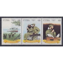 1999.27 CUBA 1999. MNH. 40 ANIV DE LA REVOLUCION. TRIPTICO FIDEL CASTRO.