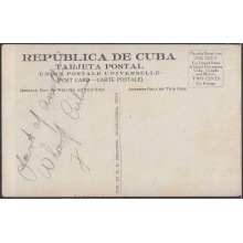 POS-301 CUBA POSTCARD. CIRCA 1910. HABANA HAVANA WHARF SCENE. HARBOR UNUSED.