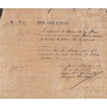 E5137 SPAIN ESPAÑA CUBA. 1859. SLAVE SLAVERY. DEPOSITO JUDICIAL ESCLAVOS.