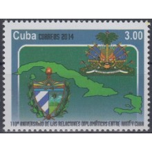 2014.11 CUBA 2014 MNH. PUERTO PRINCIPE, FIDELIO PONCE, AVELLANEDA, ENRIQUE JOSE VARONA, RAFAEL FORTÚN, VICENTINA DE LA T