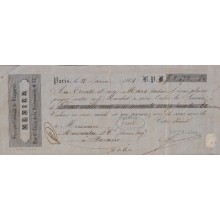 E5236 FRANCE FRANCIA. MENIER DRUG STORE PHARMACY 1865