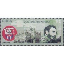 2005.16 CUBA MNH 2005. 45 ANIV CDR. FIDEL CASTRO. PALACIO PRESIDENCIAL.