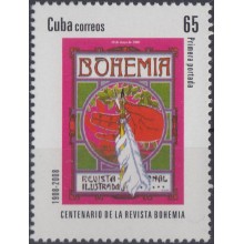 2008.21 CUBA MNH 2008. 50 ANIV REVISTA BOHEMIA.