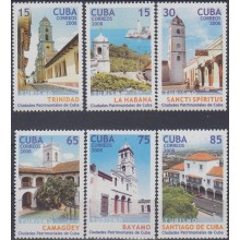 2008.39 CUBA MNH 2008. CIUDADES PATRIMONIALES TURISMO TOURISM CAMAGUEY BAYAMO TRINIDAD HABANA SANCTI SPIRITUS.