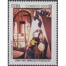 2002.155 CUBA MNH 2002. CENTENARIO DEL PINTOR MARCELO POGOLOTTI ARTE ART.