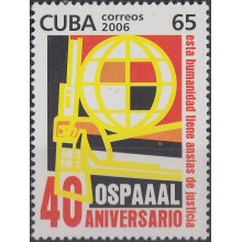 2006.13 CUBA MNH 2006. 40 ANIV DE LA OSPAAAL.