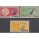 1962.107 CUBA MNH 1962. Ed.977-79. MNH LUCHA CONTRA LA MALARIA. MEDICINA MEDICINE